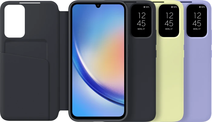 Samsung Smart View Wallet Case für Galaxy A34 5G schwarz
