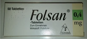 Teofarma Folsan 0.4mg Tabletten, 50 Stück