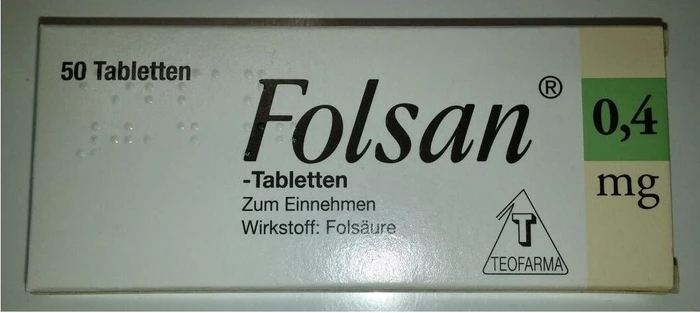 Teofarma Folsan 0.4mg Tabletten, 50 Stück