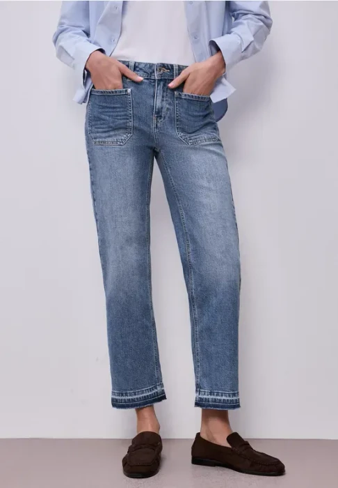 Street One Amalia Jeans mid blue washed (Damen)