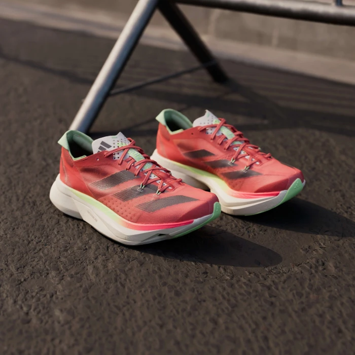 adidas Adizero Adios Pro 3 preloved scarlet/aurora metallic/solar red (Damen)