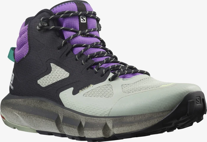Salomon Predict Hike Mid GTX black/aqua gray/royal lilac (Herren)