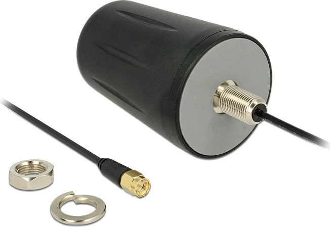 DeLOCK LoRa, 868MHz/ZigBee/Z-Wave Outdoor-Antenne, 0dBi, SMA, omnidirektional, schwarz