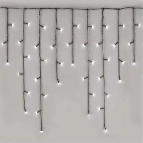 Emos Weihnachts-Eiszapfen Lichtervorhang LED 600x tageslichtweiß