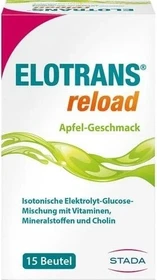 Stada Elotrans Reload Apfel-Geschmack Elektrolyt-Pulver Beutel, 15 Stück