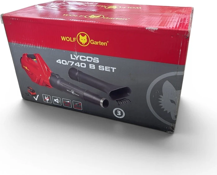 Wolf-Garten Lycos 40/740 B Set Akku-Laubbläser inkl. Akku 5.0Ah