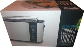 Arendo 307004 Frukost Touch Doppel-Langschlitz-Toaster weiß