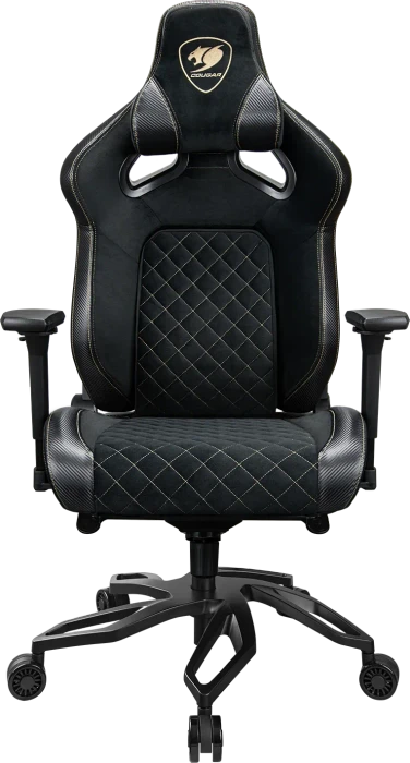 Cougar Titan Pro V2 Gold F CGR-T2F-GLB Gamingstuhl, schwarz/gold