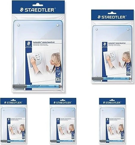 Staedtler Lumocolor Memo Board Set A5 blau