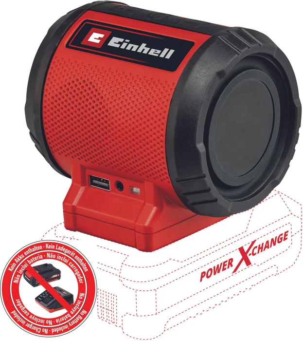 Einhell TC-SR 18 Li BT Akku-Baustellenlautsprecher solo