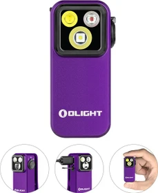 OLight Oclip Pro Mini Taschenlampe violett