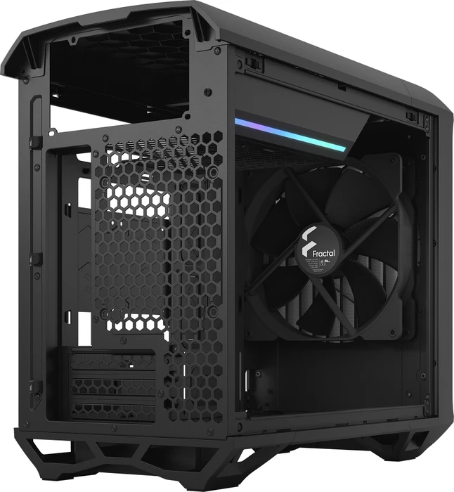 Fractal Design Torrent Nano Black TG Dark Tint, Glasfenster, Mini-ITX