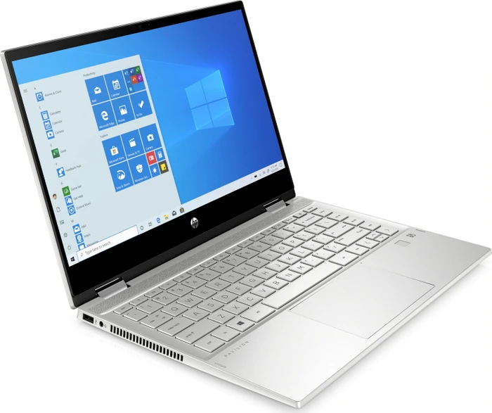 HP Pavilion x360 Convertible 14-dw1154ng, Natural Silver, Core i5-1135G7, 8GB RAM, 512GB SSD, DE