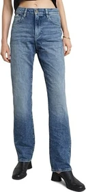 G-Star Viktoria High Straight Jeans sun faded paradiso blue (Damen)