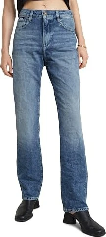 G-Star Viktoria High Straight Jeans sun faded paradiso blue (Damen)