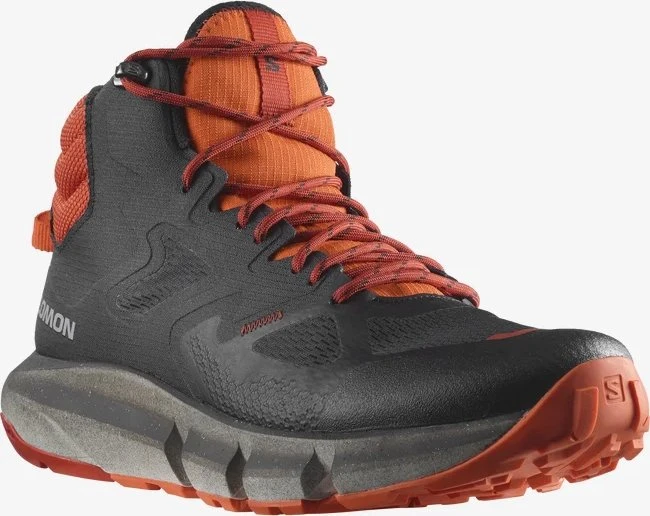 Salomon Predict Hike Mid GTX black/burnt ochre/vibrant orange (Herren)
