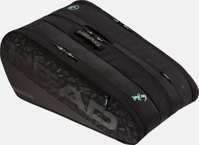 Head Tour Racquet Bag XL Neon Tennistasche schwarz