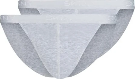 SKINY Tanga 2er Pack Slip silver melange (Herren)