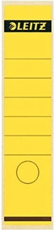 Leitz Rückenschilder für Standard-/Hartpappe-Ordner, gelb, 100 Stück