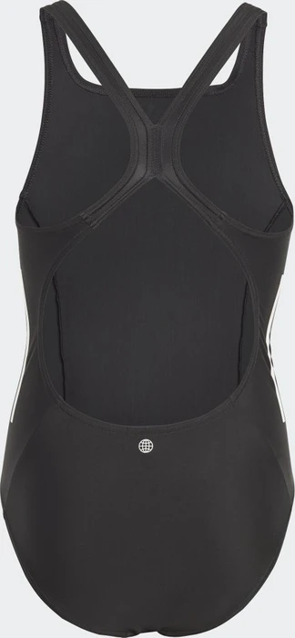 adidas Cut 3-Streifen Badeanzug schwarz/weiß (Junior)