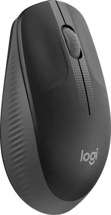 Logitech M190 Full-Size Wireless Mouse dunkelgrau, USB