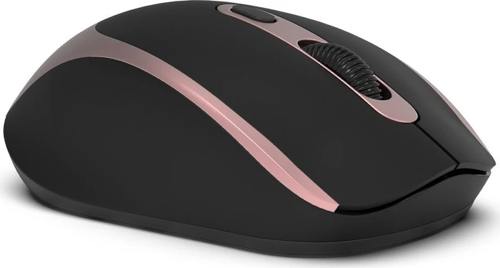 Inca IWM-211RG Silent Wireless Mouse schwarz/rosegold, USB