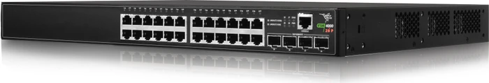 bintec elmeg ESW4000 Rackmount Gigabit Managed Switch, 24x RJ-45, 4x SFP, 190W PoE+