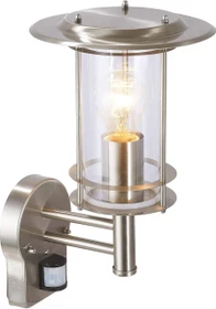 Brilliant York Sensor Wandleuchte edelstahl