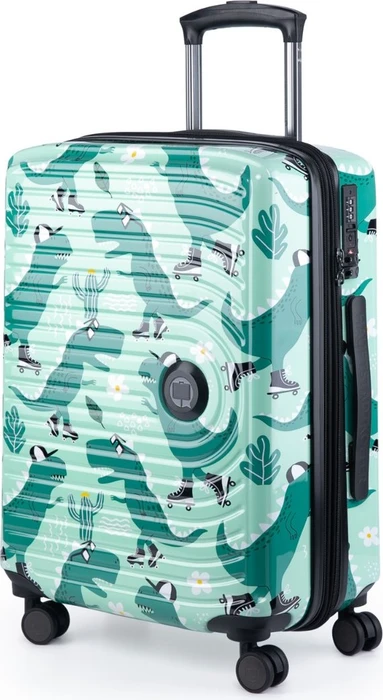 Hauptstadtkoffer Mitte TSA Spinner erweiterbar 55cm dino skater