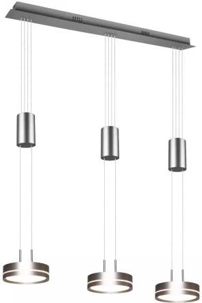 Trio Franklin Pendelleuchte 3-flammig nickel matt