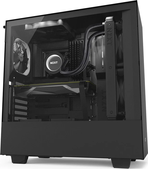 NZXT H500i schwarz, Glasfenster