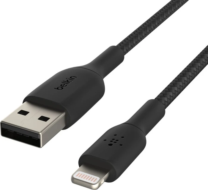 Belkin BoostCharge Braided USB-A to Lightning 3.0m schwarz
