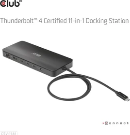Club 3D 11-in-1 Docking-Station, Thunderbolt 4 [Stecker] (CSV-1581)