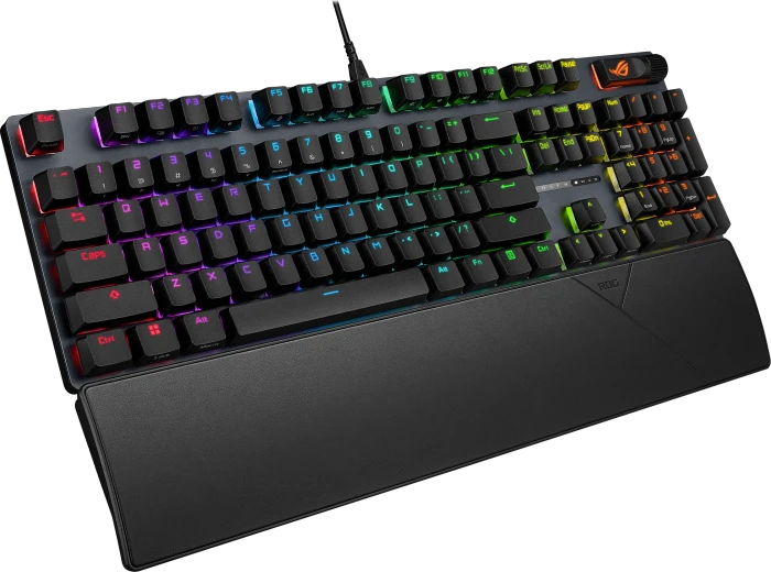 ASUS ROG Strix Scope II X, PBT, LEDs RGB, hot-swap, ROG NX SNOW V2, USB, FR