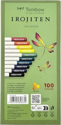 Tombow Irojiten Volumen 2 Buntstift 10 Farben, Kartonetui, 10er-Set