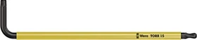 Wera 967 SPKL Multicolour Torx BO Winkelschlüssel, TR15x90mm