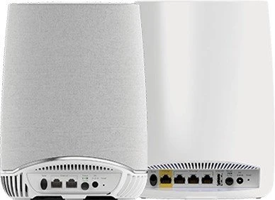 Netgear Orbi Voice RBK50V, Router und Repeater/Lautsprecher Set, 2er-Bundle