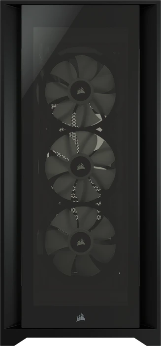 Corsair iCue 5000X RGB, schwarz, Glasfenster