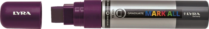 Lyra Graduate Mark All Permanentmarker 15mm violett