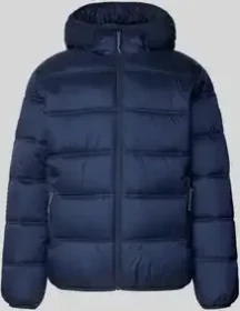 Tommy Hilfiger Logo Puffer Hood Jacke dark night navy (Herren)