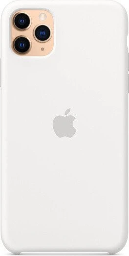 Apple Silikon Case für iPhone 11 Pro Max weiß