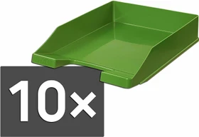 HAN Klassik Papierablage, A4, grün, 10er-Pack