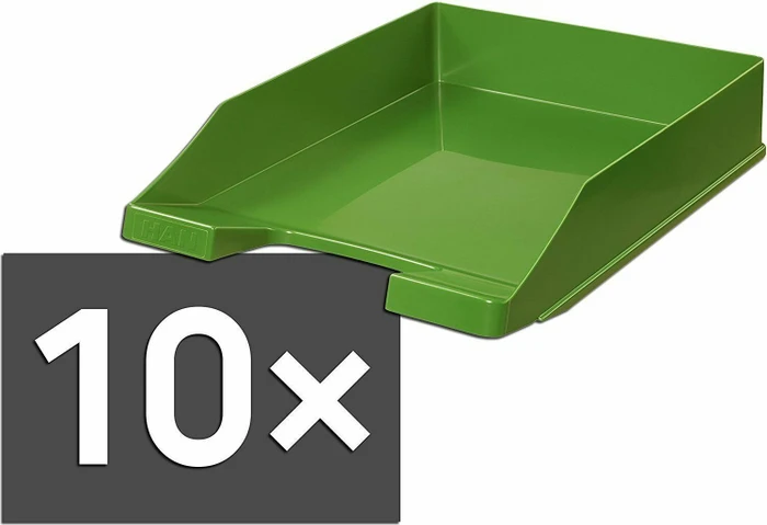 HAN Klassik Papierablage, A4, grün, 10er-Pack