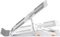 AmazonBasics Tragbarer Laptopständer mit 6 verstellbaren Winkeln, Notebook-Stand 10-15.6", silber Vorschaubild