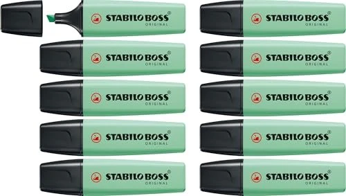 STABILO Boss Original Pastel hellgrün, 10er-Pack