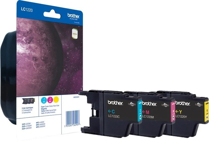 Brother Tinte LC1220 Rainbow Pack