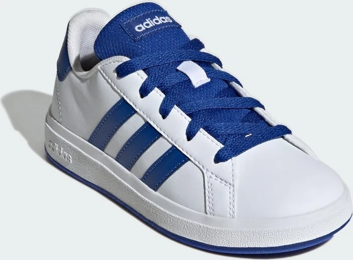 adidas Grand Court Lifestyle Tennis Lace-Up cloud white/royal blue/core black (Junior)