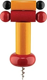 Alessi ES17 Korkenzieher gelb/rot/schwarz