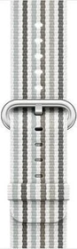 Apple Nylon-Armband gestreift für Apple Watch 38mm grau