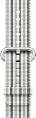 Apple Nylon-Armband gestreift für Apple Watch 38mm grau
